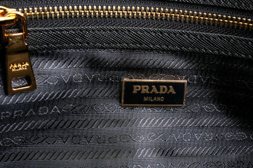 2014 Prada saffiano calfskin 30cm tote BN1801 black - Click Image to Close